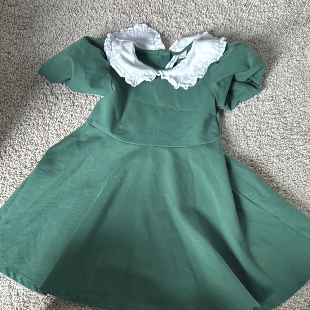 Janie and Jack Green Formal Kids Dress